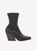 Stella Mc Cartney - Botas Cowboy Stretch Alter Mat - Black - Mujer