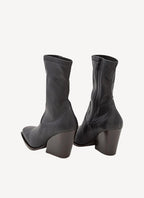 Stella Mc Cartney - Botas Cowboy Stretch Alter Mat - Black - Mujer