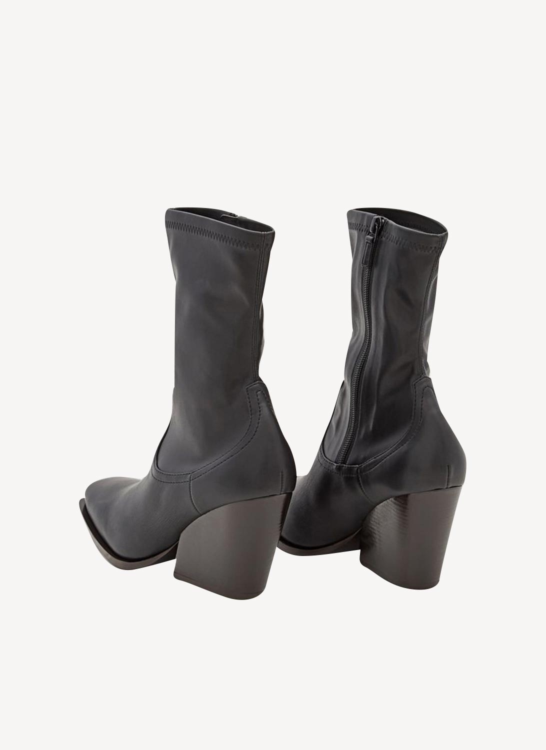 Stella Mc Cartney - Botas Cowboy Stretch Alter Mat - Black - Mujer