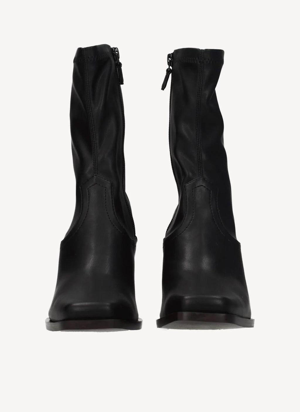 Stella Mc Cartney - Botas Cowboy Stretch Alter Mat - Black - Mujer