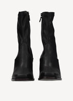 Stella Mc Cartney - Botas Cowboy Stretch Alter Mat - Black - Mujer