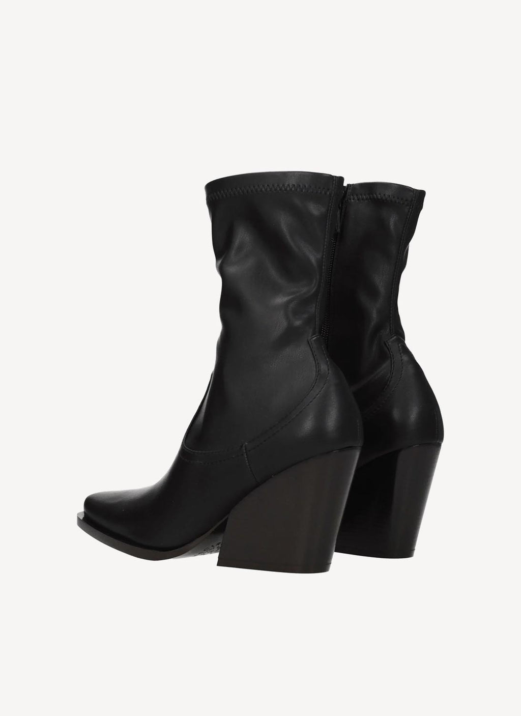 Stella Mc Cartney - Botas Cowboy Stretch Alter Mat - Black - Mujer