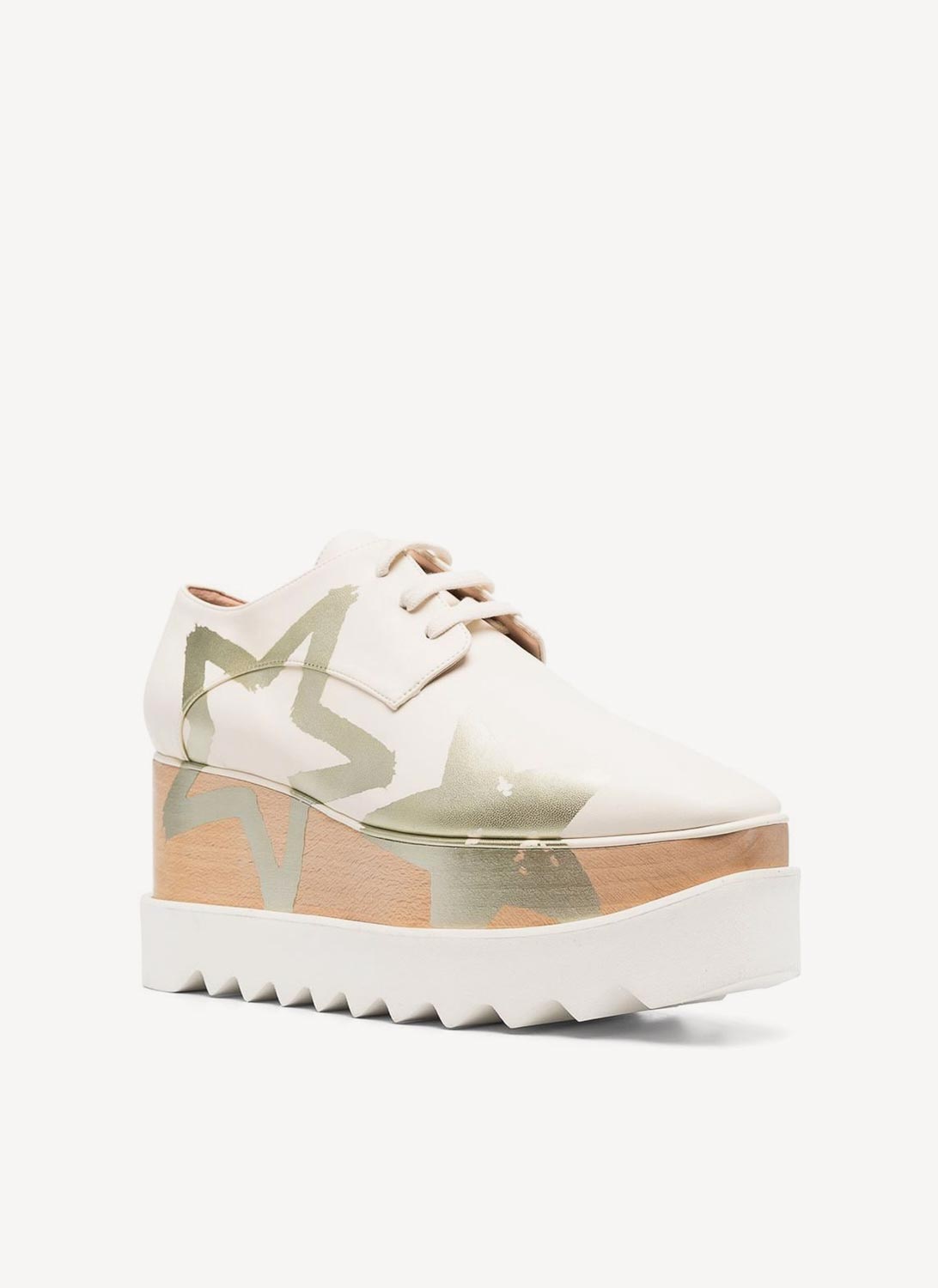Stella Mc Cartney - Elyse Eco Alter Mat Shoes - Cream - Women