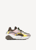 Stella Mc Cartney - Eclypse Ss26 Multi Suede Mater Shoes - Multi Fluo Yellow - Women