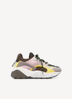 Stella Mc Cartney - Eclypse Ss26 Multi Suede Mater Shoes - Multi Fluo Yellow - Women