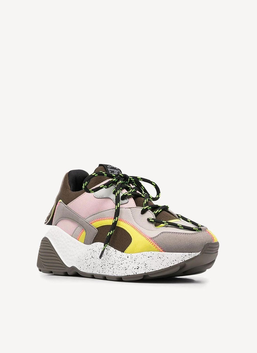 Stella Mc Cartney - Eclypse Ss26 Multi Suede Mater Shoes - Multi Fluo Yellow - Women