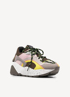 Stella Mc Cartney - Eclypse Ss26 Multi Suede Mater Shoes - Multi Fluo Yellow - Women