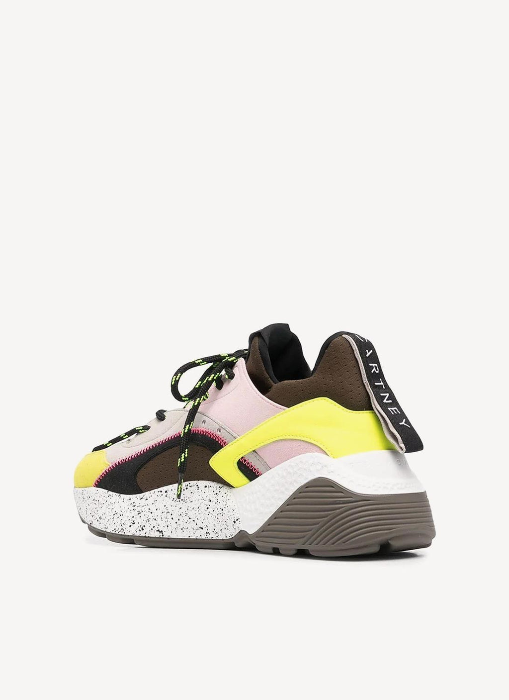 Stella Mc Cartney - Eclypse Ss26 Multi Suede Mater Shoes - Multi Fluo Yellow - Women