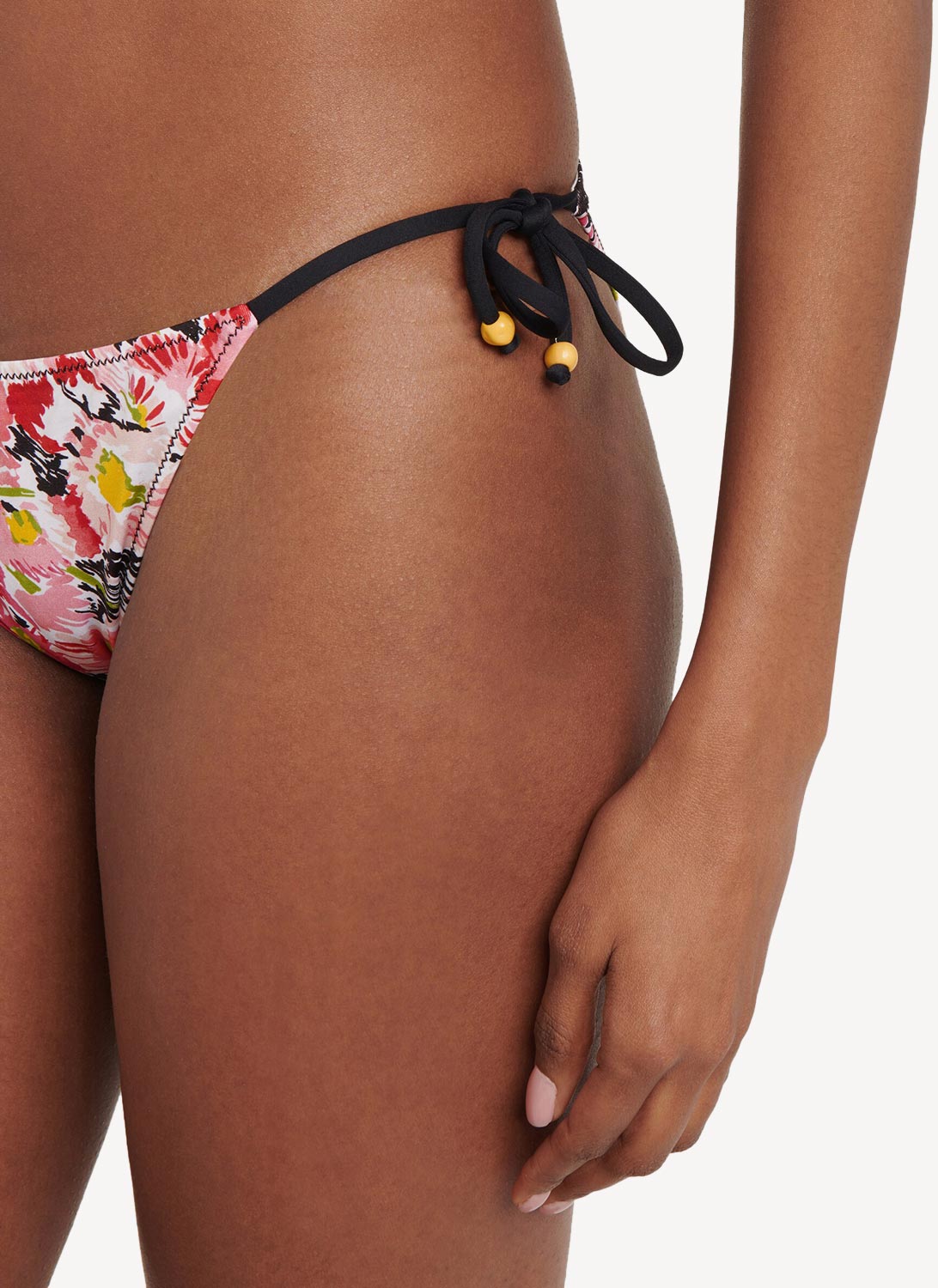 Ss21 S7B011150 Tie Side Bikini - Pink Multicolour - Femme