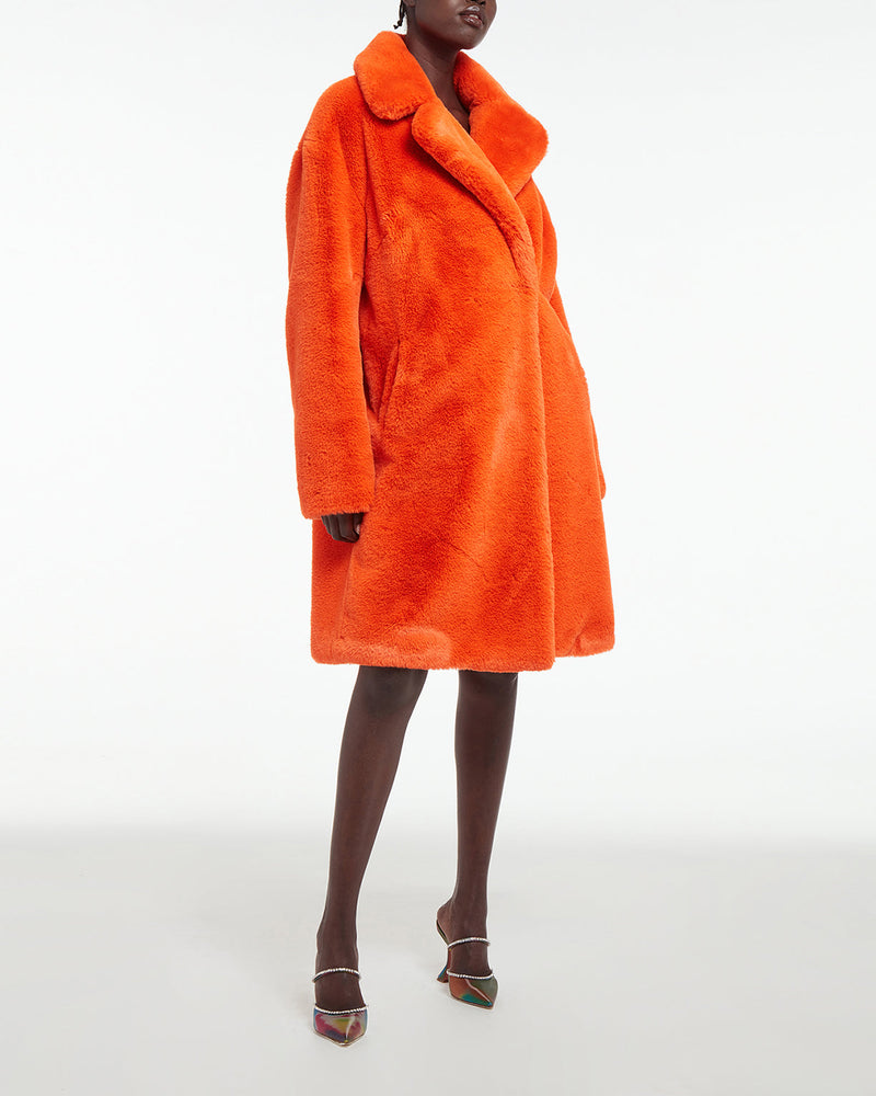 Manteau Imani - Vermillion Orange