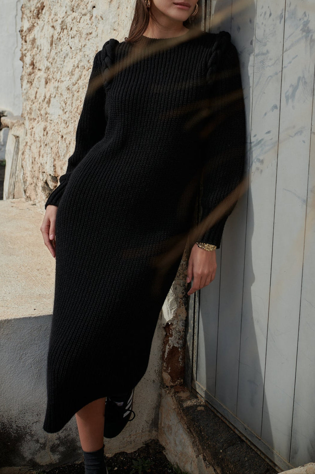 Robe En Maille Kelly Noir