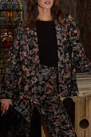 Pantalon Onyx Sequins Fleuris