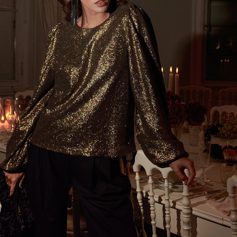 Heloïse Sequin Blouse