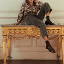 Bebé Charol Negro Heather