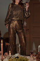 Onyx Sequin Pants
