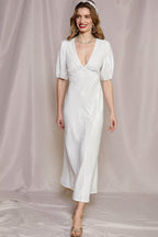 Steph Ivory Sequin Dress