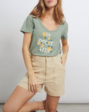 Pantalones cortos Steve - Arena clara - Mujer