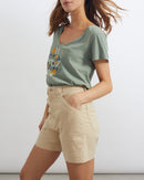 Pantalones cortos Steve - Arena clara - Mujer