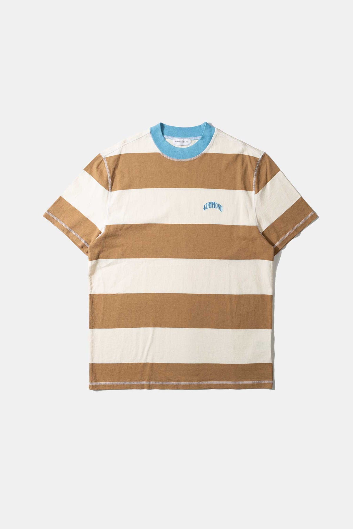 Camiseta Lisa Top Rayas Marrón