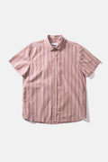 Chemise Manches Courtes Stripes Plum