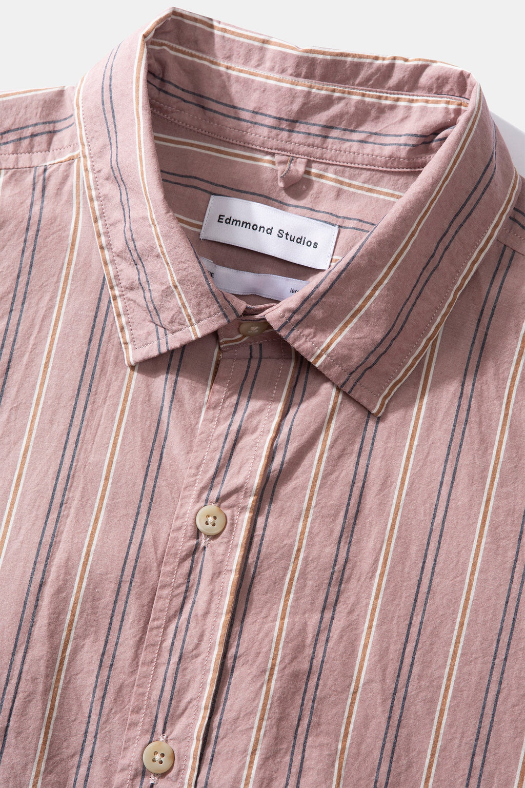 Chemise Manches Courtes Stripes Plum