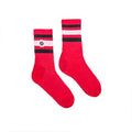Strip Socks - Rick Red - Unisex