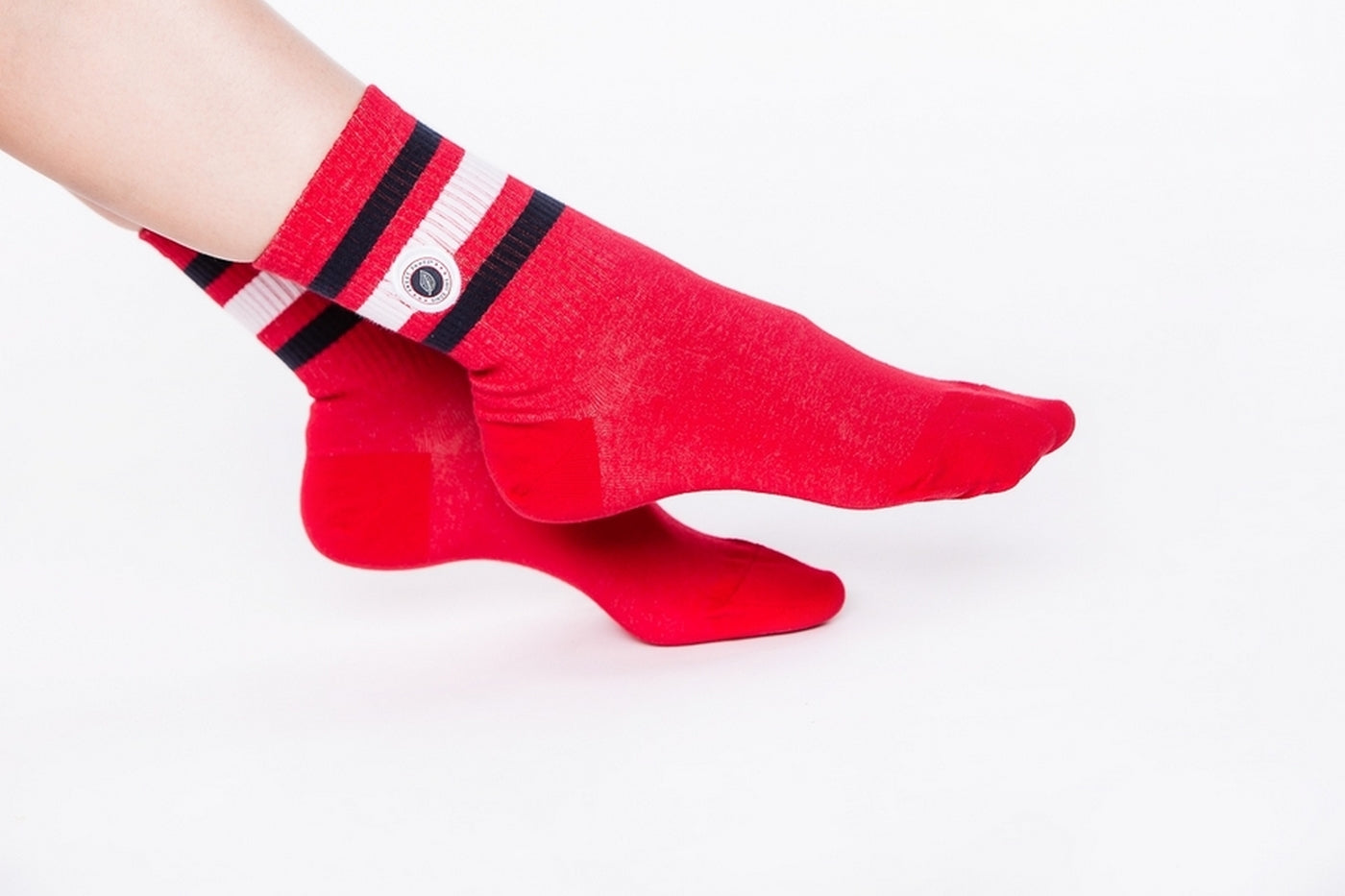 Strip Socks - Rick Red - Unisex