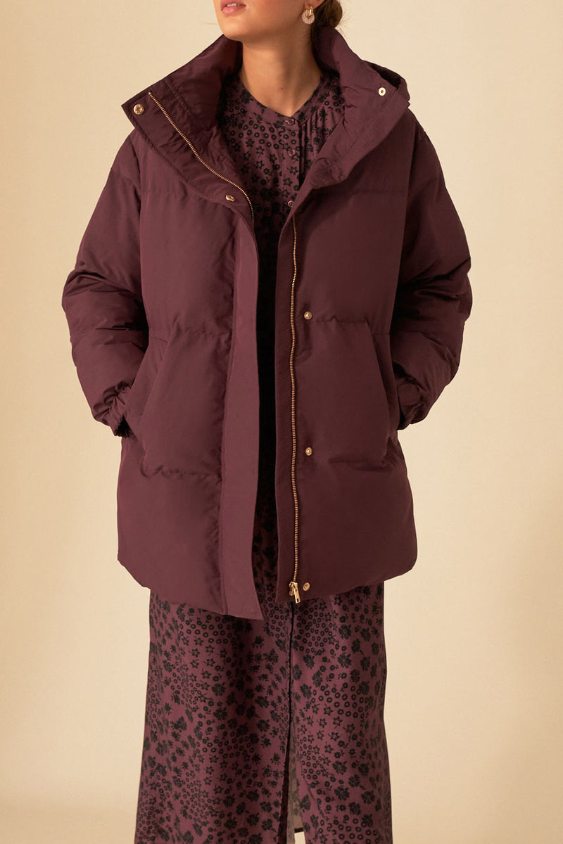 Stuart Down Jacket - Blueberry