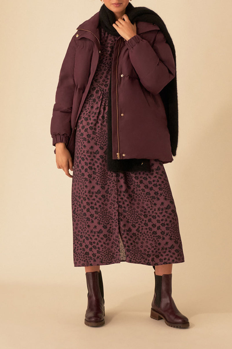 Stuart Down Jacket - Blueberry