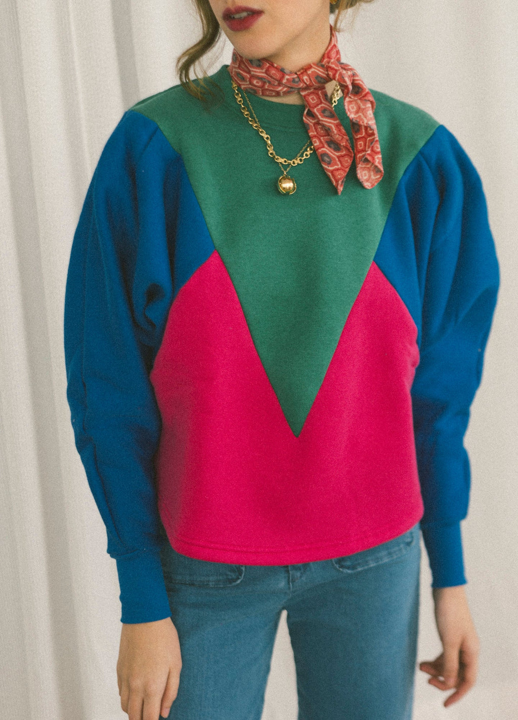 Sweat Robin Tricolor