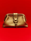 Boho Chic Bronze Pouch Bag