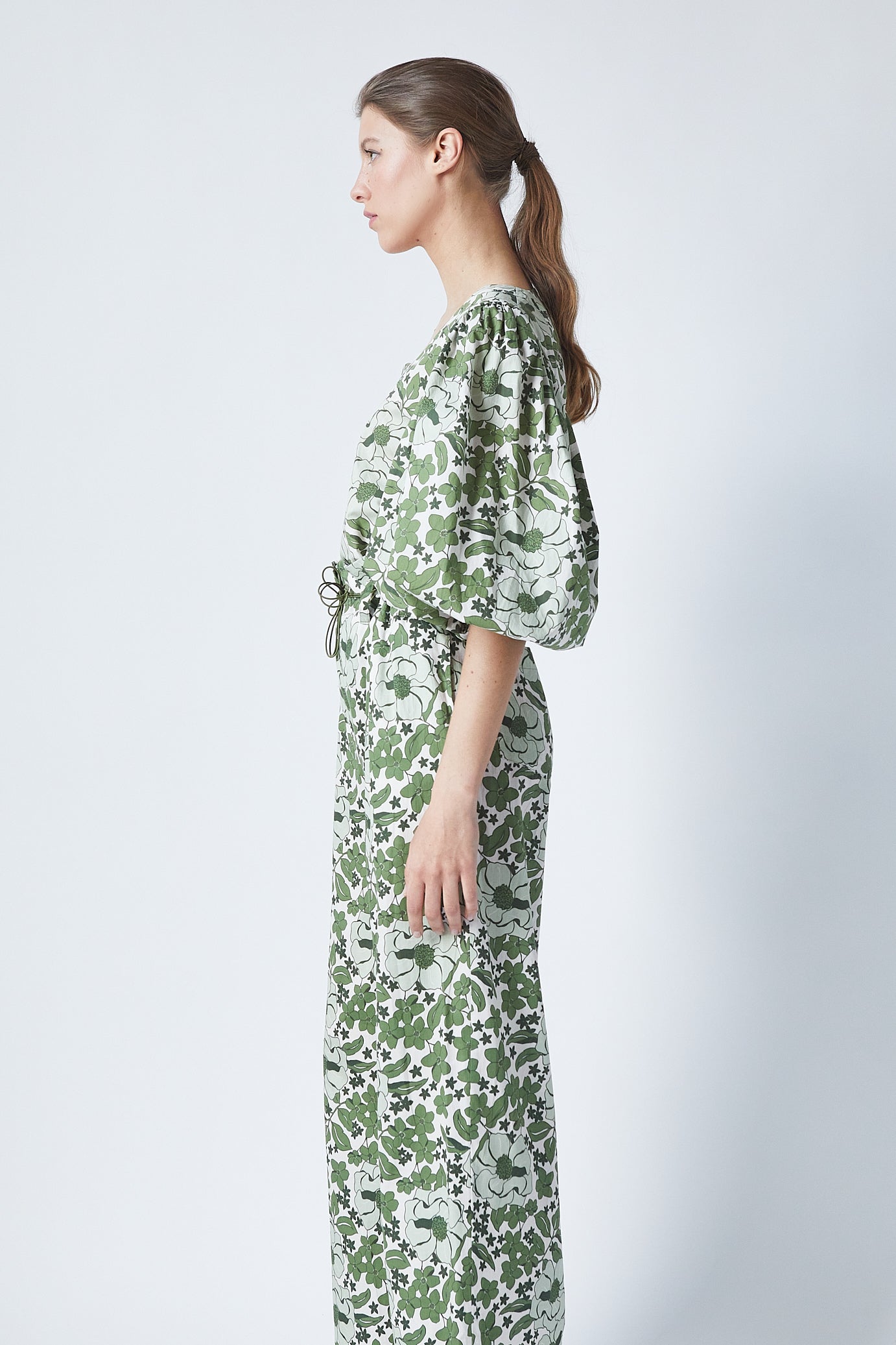 Top Peggy - Green Bloom - Mujer