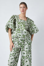 Pantalon Zoe Green Bloom