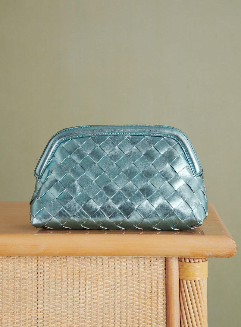 POCHETTE CUIR TRESSE SUMMER PETITE MENDIGOTE
