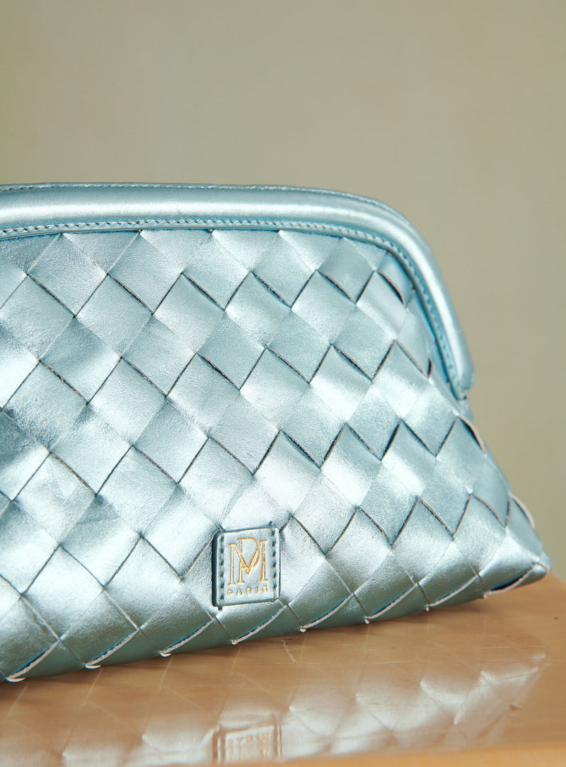 POCHETTE CUIR TRESSE SUMMER PETITE MENDIGOTE