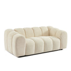 Sunny - 3-Seater Sofa - Tweed Fabric - Ecru