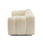 Sunny - 3-Seater Sofa - Tweed Fabric - Ecru