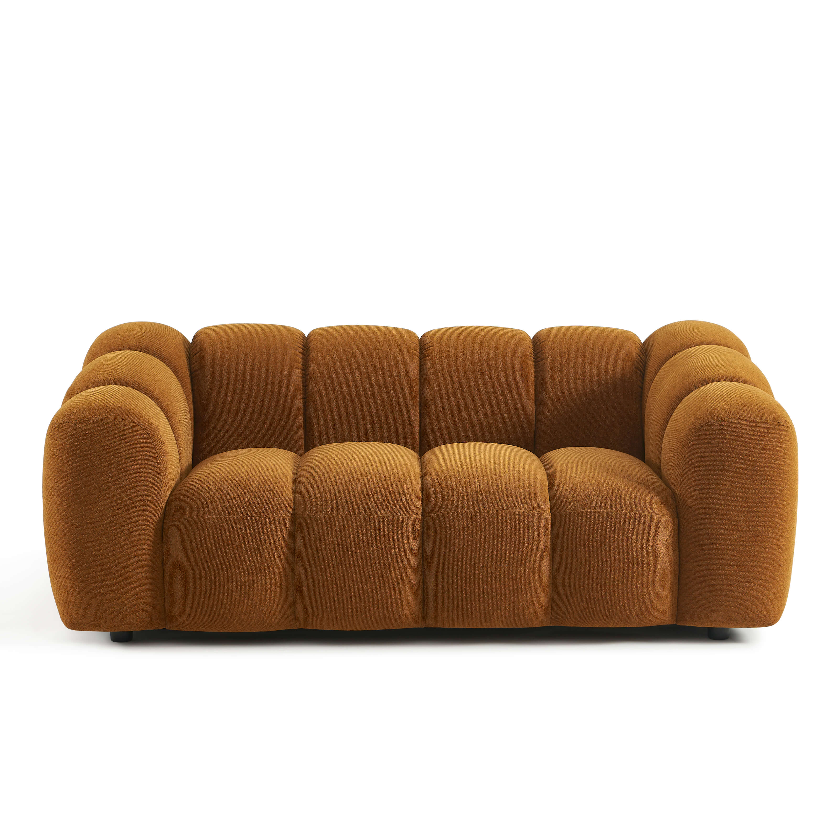 Sunny - Canapé 2 Places - Tissu Tweed - Bronze