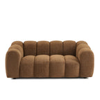 Sunny - 2-Seater Sofa - Tweed Fabric - Brown