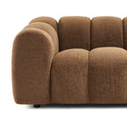 Sunny - 2-Seater Sofa - Tweed Fabric - Brown