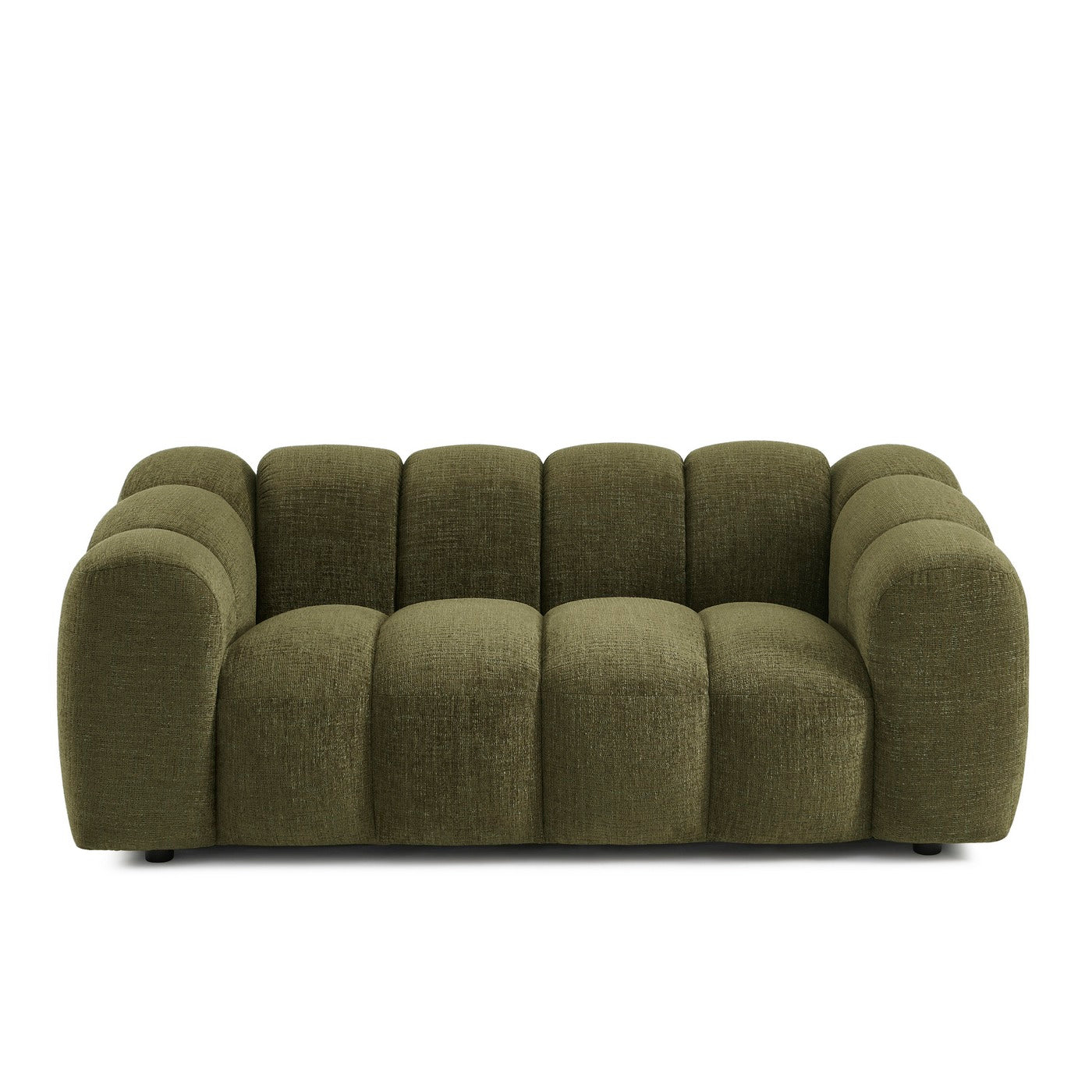 Sunny - 2-Seater Sofa - Tweed Fabric - Green