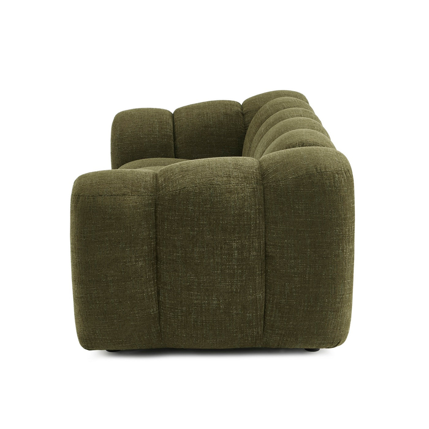 Sunny - 2-Seater Sofa - Tweed Fabric - Green