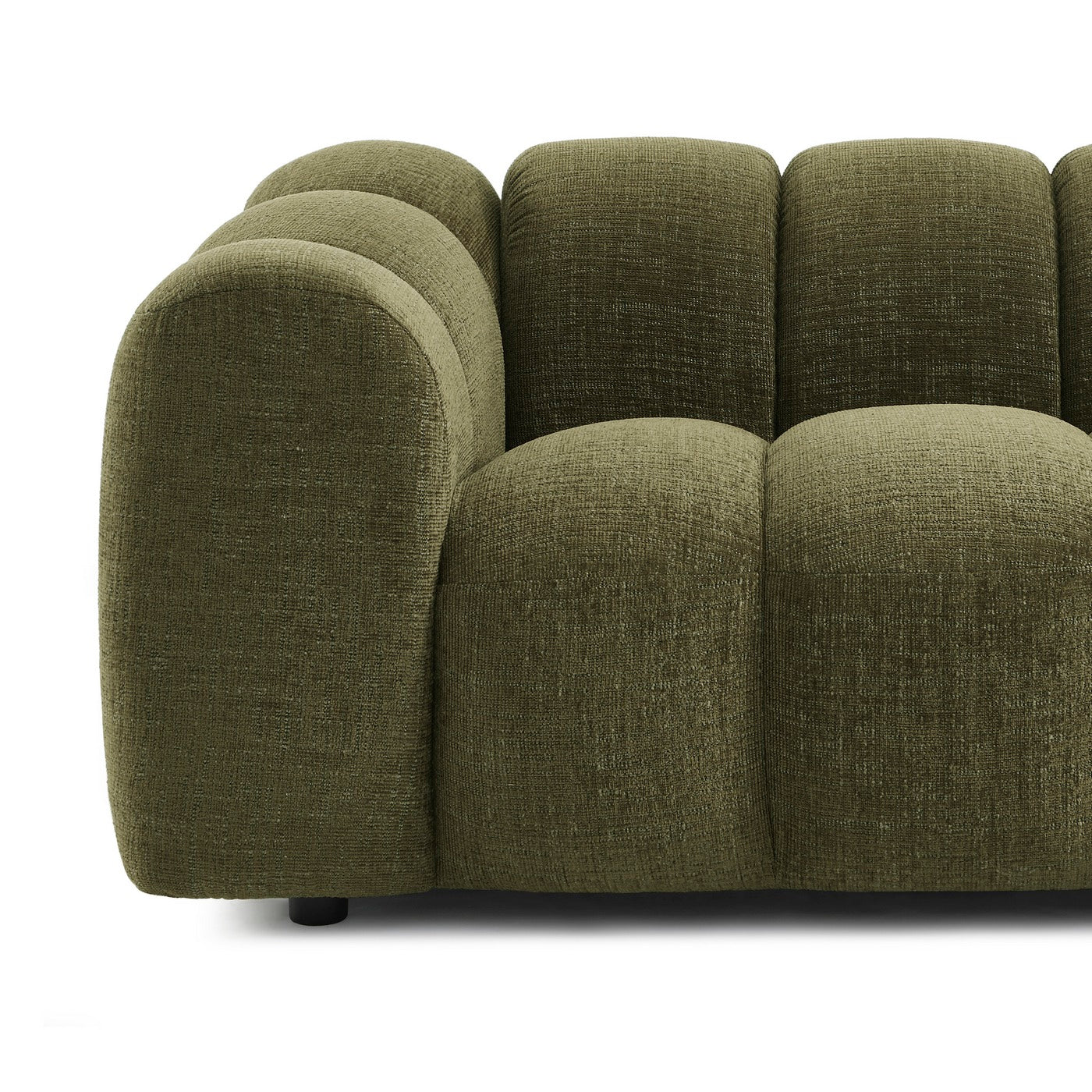 Sunny - 2-Seater Sofa - Tweed Fabric - Green
