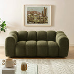 Sunny - 2-Seater Sofa - Tweed Fabric - Green