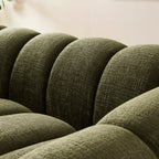 Sunny - 2-Seater Sofa - Tweed Fabric - Green
