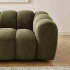 Sunny - 2-Seater Sofa - Tweed Fabric - Green