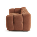 Sunny - Canapé 3 Places - Tissu Tweed - Terracotta