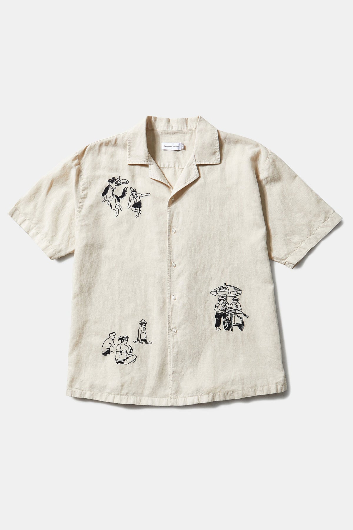 Camisa de manga corta Sunny Day Beige