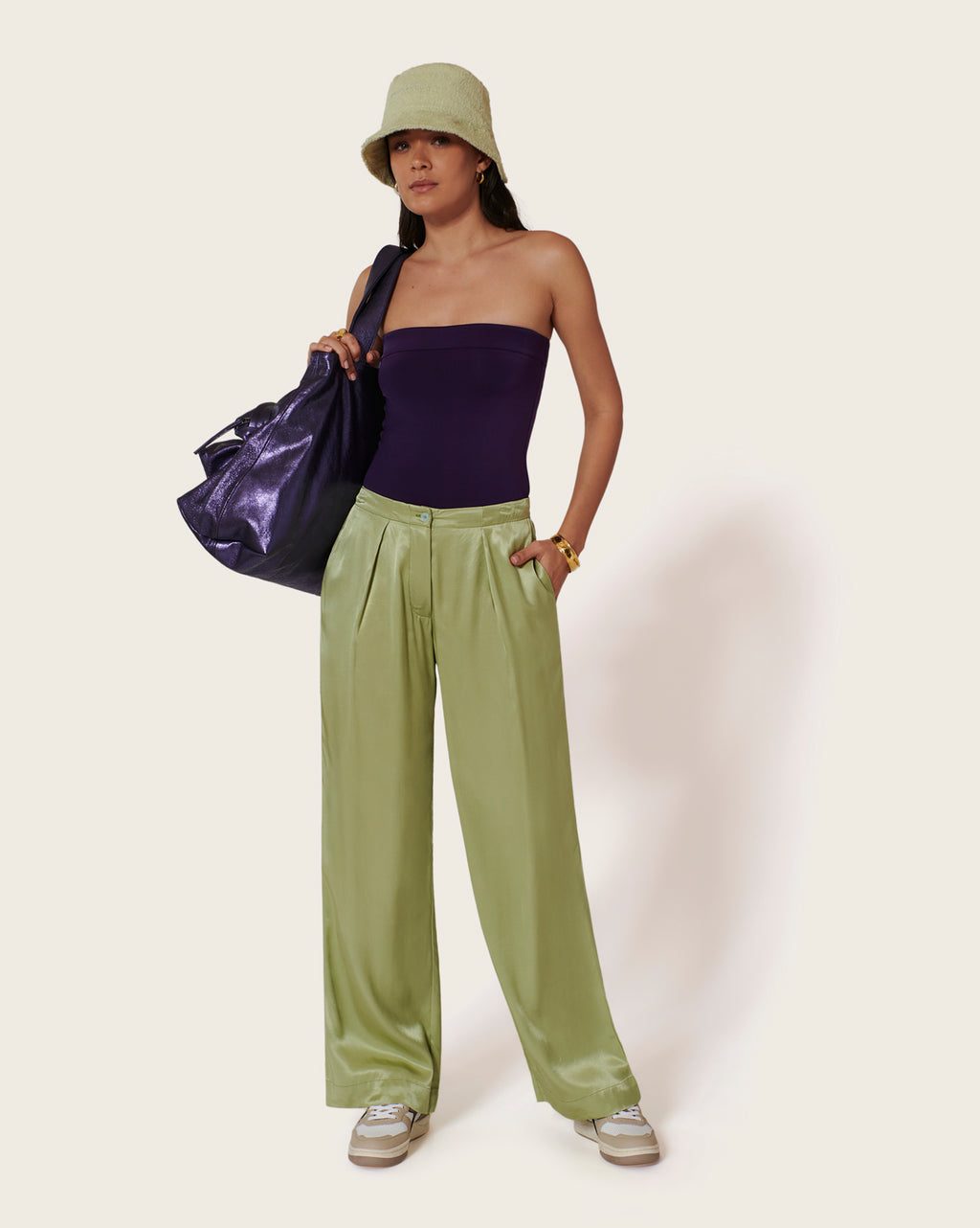 Pantaloni Super - Sole verde