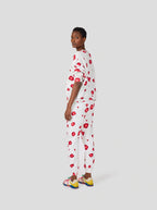 Pantalon Kiara En Polaire Imprimée Poppy